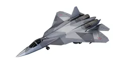 SU-57 Russian Strike Fighter Low-poly 3D model