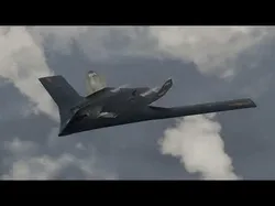 Xian H-20 stealth bomber Low-poly 3D model