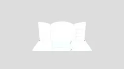 20ft x 8ft Waveline Swan Trade Kit w/ Shelving