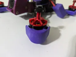 Arm Bumper, Motor Protection, and Landing Skid for Stace Invader Frame
