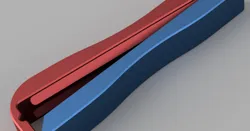 Bag clamp [hinged, print in place]