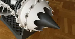 Chevron Nozzle for Jet Engine