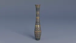Decorative Vase Low-poly Low-poly 3D model