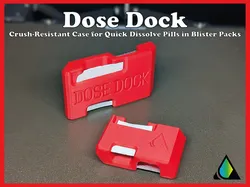 Dose Dock (Crush -Resistant Case for Quick Dissolve Pills in Blister Packs)