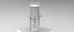Elevated water tank