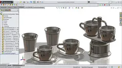 Espressotassen und Becher