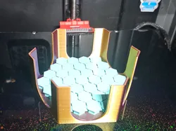 Fișiere pentru imprimante 3D | Fișier 3MF | Hex Fabric Coaster Holder