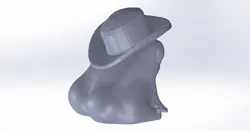 Fred the Frog but he's also a Thicc Cowboy