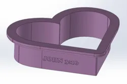Heart Shape Cookie Cutter (with bible verse :))