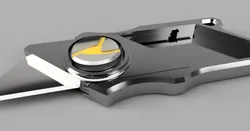 Keychain Knife with a button
