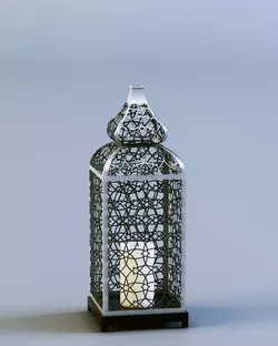 Lantern Patterned Mesh 3D model