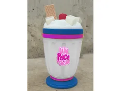milkshake escalado un poco de ruido
