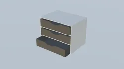 Mini furniture with large drawers