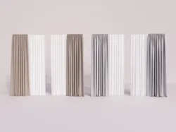 Modern curtains curtain traverse sunblind 3D model