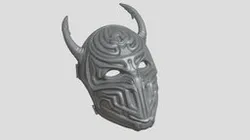 Oni Warrior Mask Cosplay Piece
