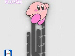 Other STL Descărcare - Paperclip KIRBY - bookmark - TeoRk