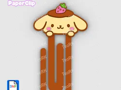 Other STL Descărcare - Paperclip POMPOMPURIN - bookmark - TeoRk
