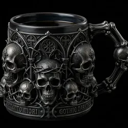 Other STL تنزيل - taza calaveras goticas - Avina666