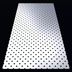 Perforated panel with 10 percent opening 25O79 3D model