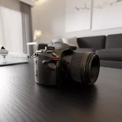 photo camera 3D print model