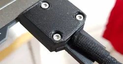 Prusa MK3 Heatbed Cable  cover clip with tail
