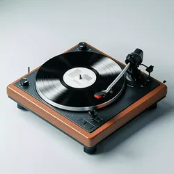Realistic Vinyl Record Player 3D Model Low-poly 3D model