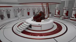 Science fiction concept indoor scene 3D model