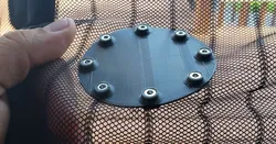 Screen door repair patch