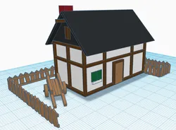 Simple House with Garden