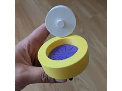Spiral cone fidget toy popper