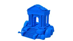 Stone Temple -  Ancient Stone Temple - temple  3D print model