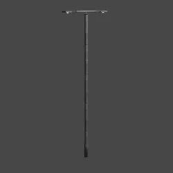 Streetlight light pole Low-poly 3D model