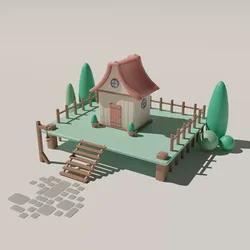 Stylize House 3D model