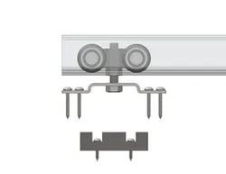 Top Sliding Door Rail and Carriers