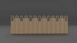 wall side pattern 3D model