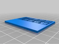 3D printer accuracy test