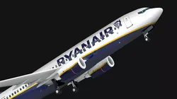 Boeing 737-800 Ryanair Low-poly 3D model