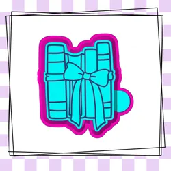 Book Stack with Bow Freshie STL