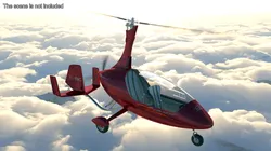 Calidus 912 Autogyro Red Simple Interior 3D model