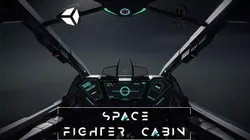 Cockpit Space Fighter Game Ready 4K Low-poly 3D model