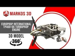 Continental IO 550 Aircraft Engine 3D model