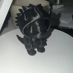 Cute dino with hood