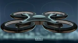 Drone Quadcopter 3D model