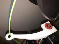 Ender 3 filament guide with Z-axis bearing support
