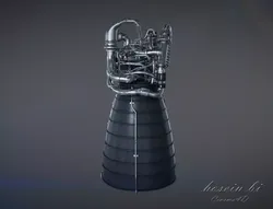 Engine  Rocket 3D model