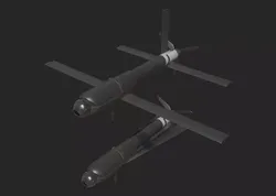 eroVironment Switchblade 600 Predator Drone Missile Low-poly 3D model