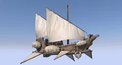 Fantasy Flying Ship 2 3D model