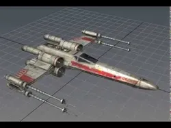 Game Ready Star Wars X-Wing Starfighter Low-poly 3D model
