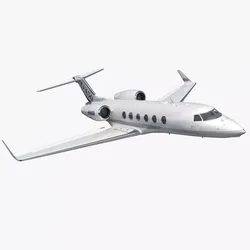 Gulfstream G450 Rigged 3D model