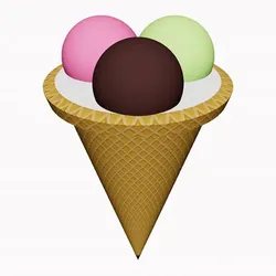 Ice Cream 3D Model